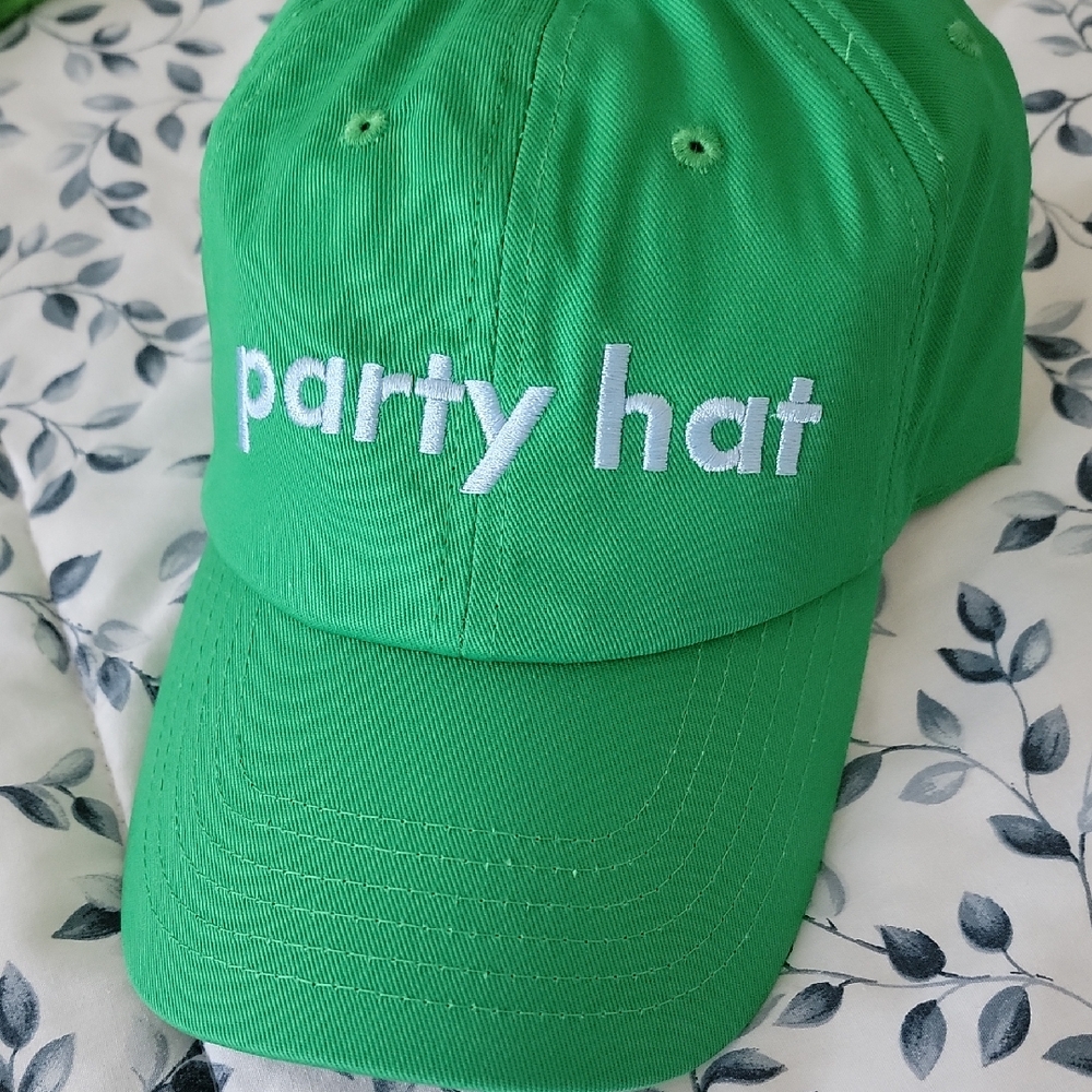 NWT Kate Spade Green Party Hat Cap